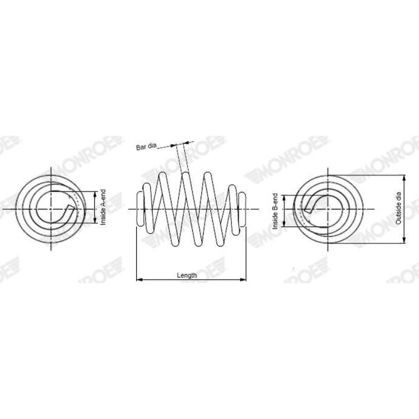 MONROE SN2192 Fahrwerksfeder