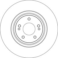 TRW DF6538S Bremsscheibe