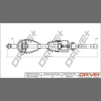 DR!VE+ DP2110.10.0219 Antriebswelle