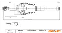 DR!VE+ DP2110.10.1039 Antriebswelle