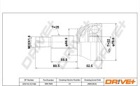 DR!VE+ DP2110.10.1526 Gelenksatz, Antriebswelle