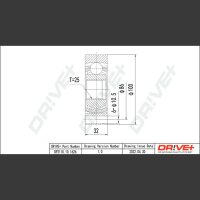 DR!VE+ DP2110.10.1626 Gelenksatz, Antriebswelle