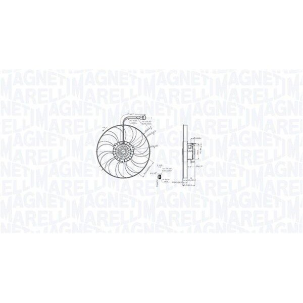 MAGNETI MARELLI 069422886010 Lüfter, Motorkühlung