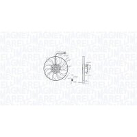 MAGNETI MARELLI 069422886010 Lüfter, Motorkühlung
