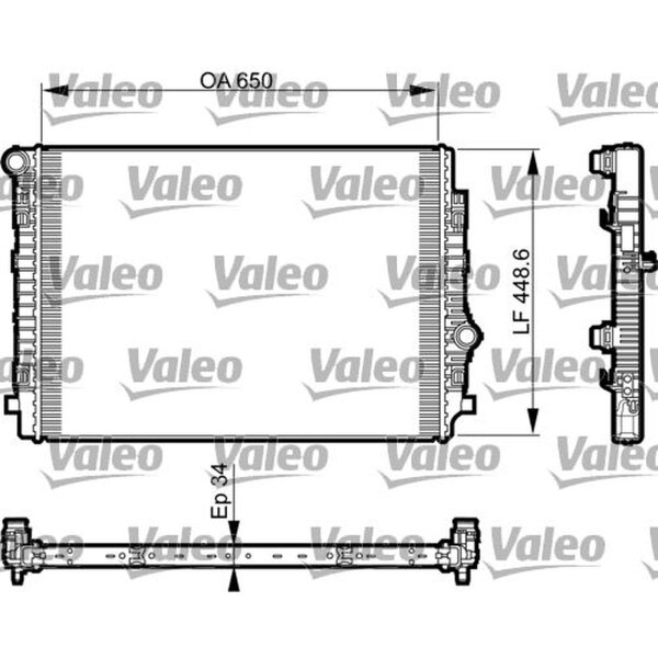 VALEO 735549 Kühler, Motorkühlung