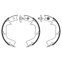 BOSCH 0 986 487 932 Bremsbackensatz, Feststellbremse