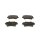 BOSCH 0 986 424 938 Bremsbelagsatz, Scheibenbremse