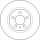 TRW DF3946 Bremsscheibe
