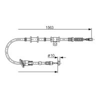 BOSCH 1 987 482 064 Seilzug, Feststellbremse