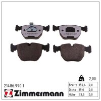 ZIMMERMANN 21486.990.1 Bremsbelagsatz, Scheibenbremse
