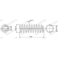 MONROE SP5252 Fahrwerksfeder