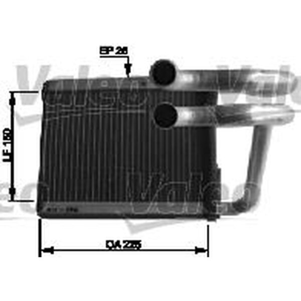 VALEO 812434 Wärmetauscher, Innenraumheizung