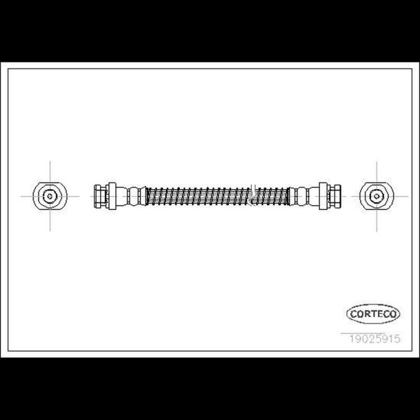CORTECO 19025915 Bremsschlauch