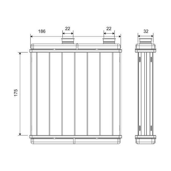 VALEO 811672 Wärmetauscher, Innenraumheizung