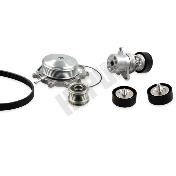 HEPU PK15130A Wasserpumpe + Keilrippenriemensatz