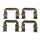 TRW PFK598 Zubehörsatz, Scheibenbremsbelag