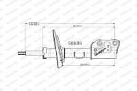 MONROE G8689 Stoßdämpfer