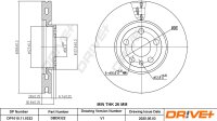 DR!VE+ DP1010.11.0322 Bremsscheibe