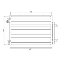 VALEO 822715 Kondensator, Klimaanlage