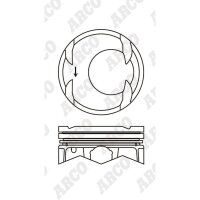 ARCO PKHD40770BGA 0.00 Kolben