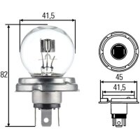 HELLA 8GD 002 088-071 Glühlampe, Hauptscheinwerfer