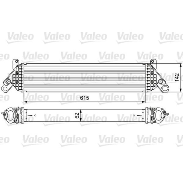 VALEO 818630 Ladeluftkühler
