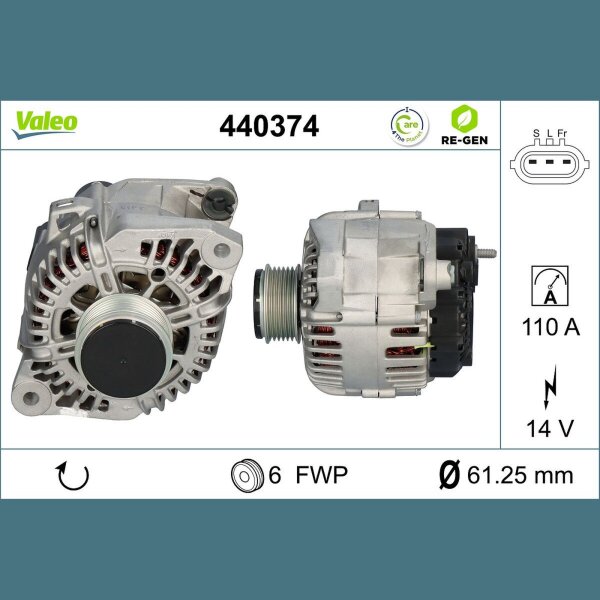 VALEO 440374 Generator