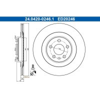 ATE 24.0420-0246.1 Bremsscheibe