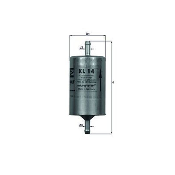 MAHLE KL 14 Kraftstofffilter