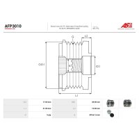AS-PL AFP3010 Generatorfreilauf