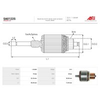 AS-PL SA0122S Anker, Starter