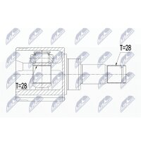 NTY NPW-WW-072 Gelenksatz, Antriebswelle