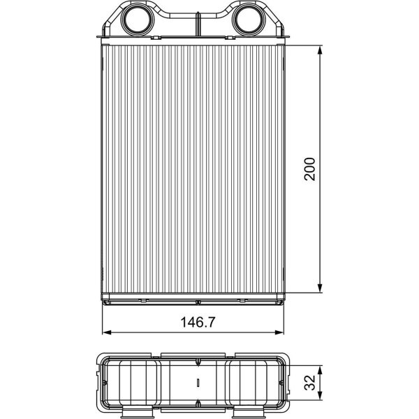 VALEO 811533 Wärmetauscher, Innenraumheizung