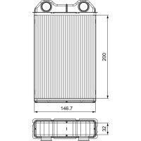 VALEO 811533 Wärmetauscher, Innenraumheizung