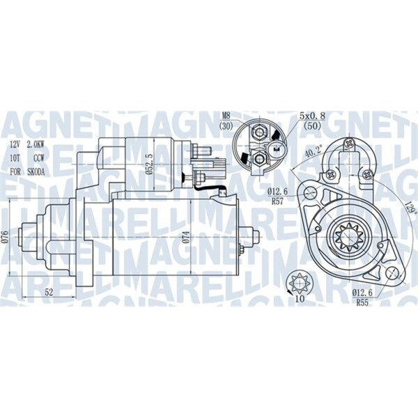 MAGNETI MARELLI 063721393010 Starter