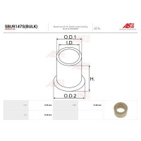 AS-PL SBU9147S(BULK) Buchse, Starterwelle