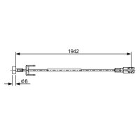 BOSCH 1 987 482 643 Seilzug, Feststellbremse