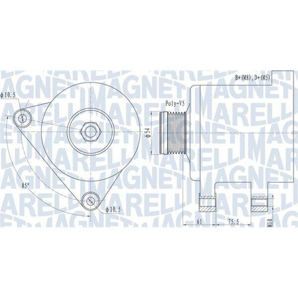 MAGNETI MARELLI 063731559010 Generator