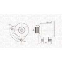 MAGNETI MARELLI 063731559010 Generator