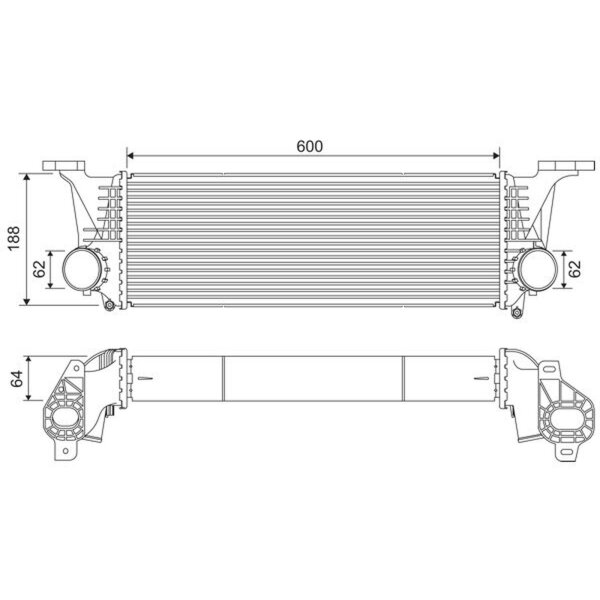 VALEO 818315 Ladeluftkühler