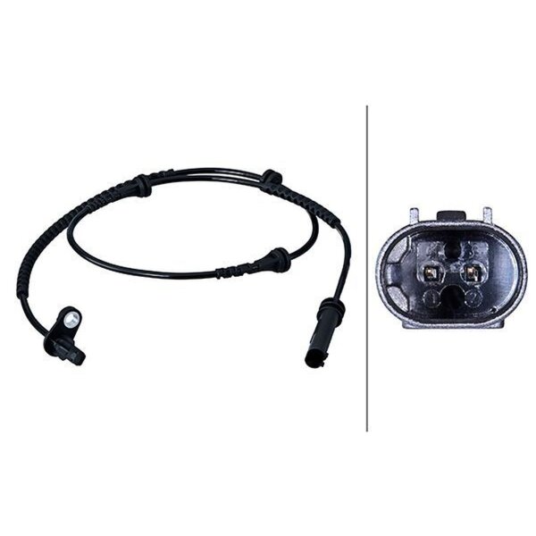 HELLA 6PU 358 216-101 Sensor, Raddrehzahl