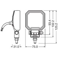 ams-OSRAM LEDWL105-WD Arbeitsscheinwerfer