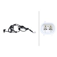 HELLA 6PU 230 048-711 Sensor, Raddrehzahl