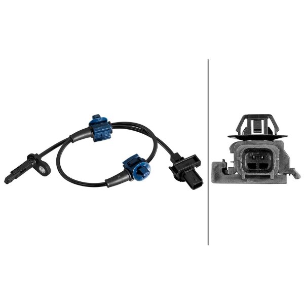 HELLA 6PU 358 218-861 Sensor, Raddrehzahl