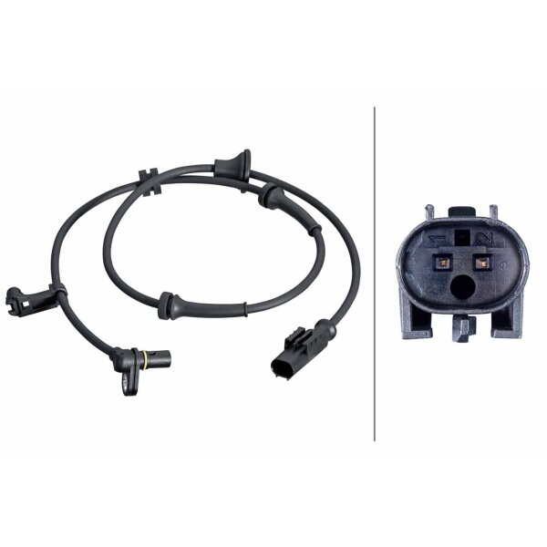 HELLA 6PU 358 251-101 Sensor, Raddrehzahl