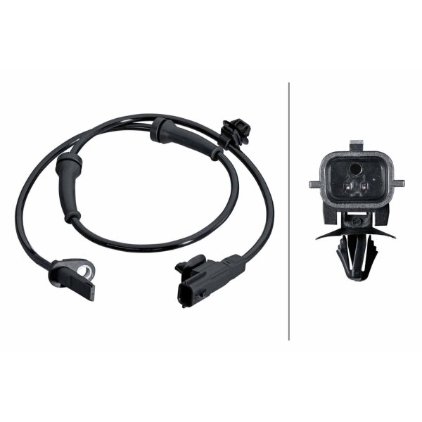 HELLA 6PU 358 251-111 Sensor, Raddrehzahl