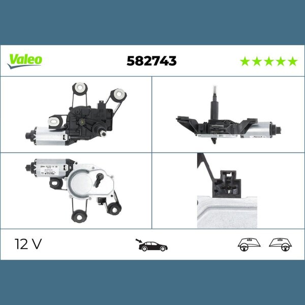 VALEO 582743 Wischermotor