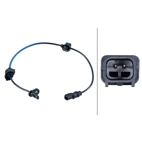 HELLA 6PU 358 251-411 Sensor, Raddrehzahl