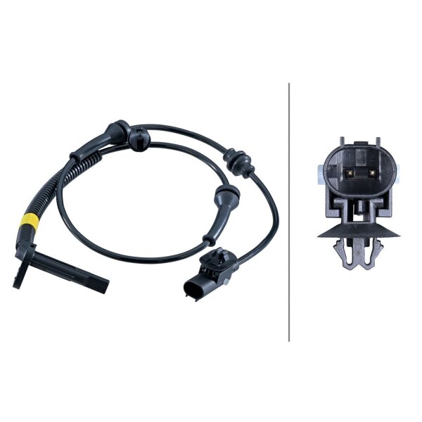 HELLA 6PU 358 251-451 Sensor, Raddrehzahl