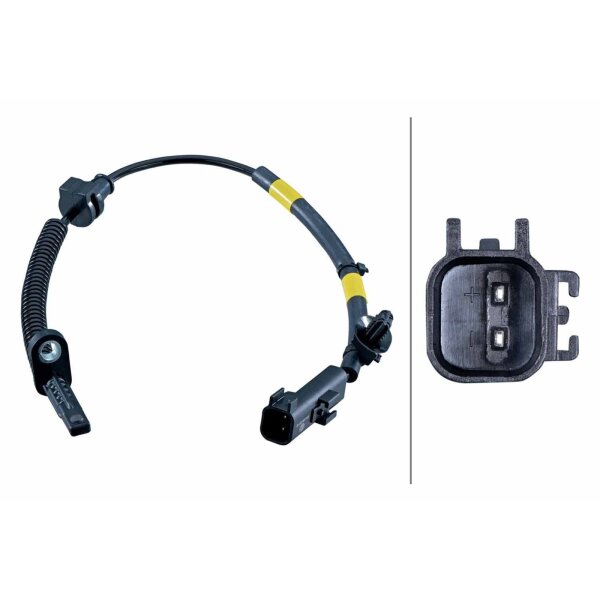 HELLA 6PU 358 251-551 Sensor, Raddrehzahl